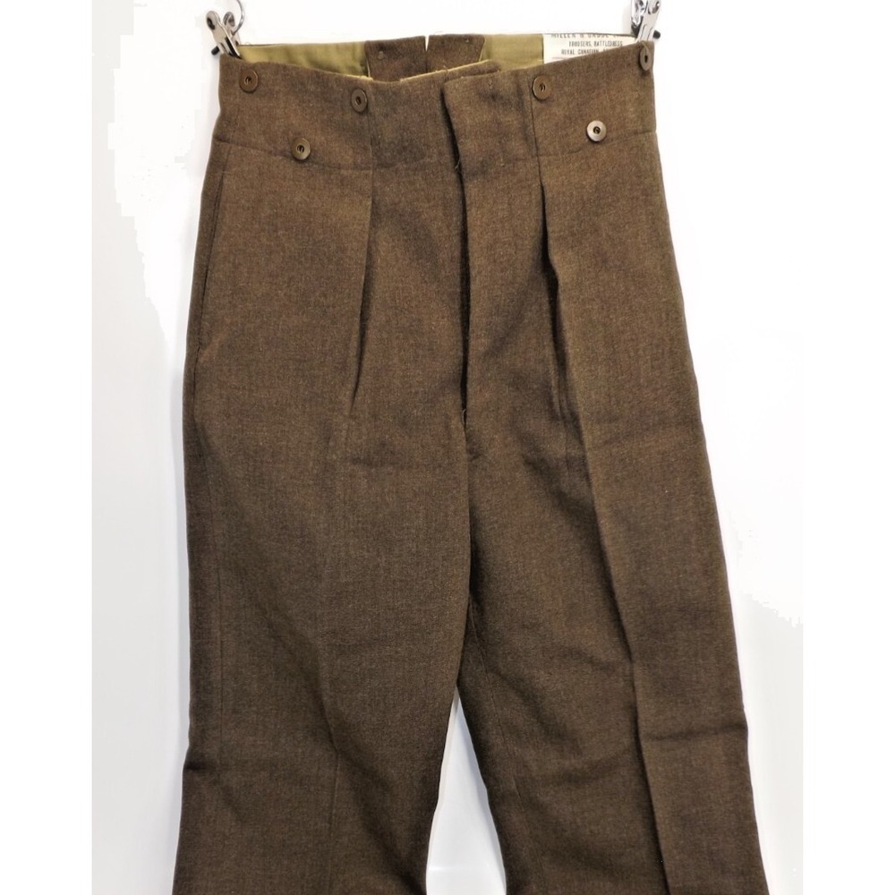 Miller & Gabbe Ltd 1957 Royal Canadian Army Battledress Wool Trousers View 2